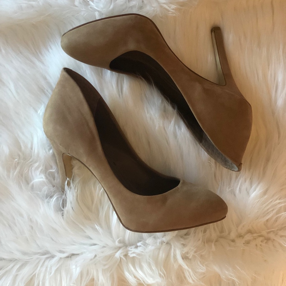 BCBG Suede Heels